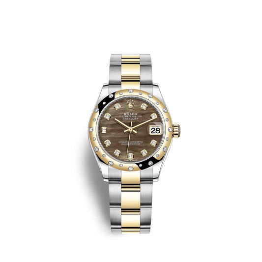 Datejust 31, Oystersteel, 18Kt Yellow Gold and Diamonds, Ref# 278343RBR-0023