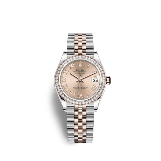 Datejust 31, Oystersteel, 18Kt Everose Gold and Diamonds, Ref# 278381RBR-0002