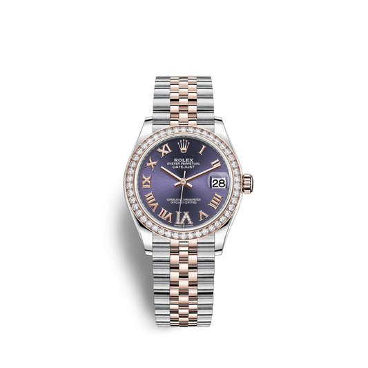 Datejust 31, Oystersteel, 18Kt Everose Gold and Diamonds, Ref# 278381RBR-0020
