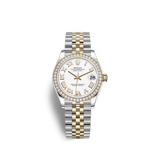 Datejust 31, Oystersteel, 18Kt Yellow Gold and Diamonds, Ref# 278383RBR-0002