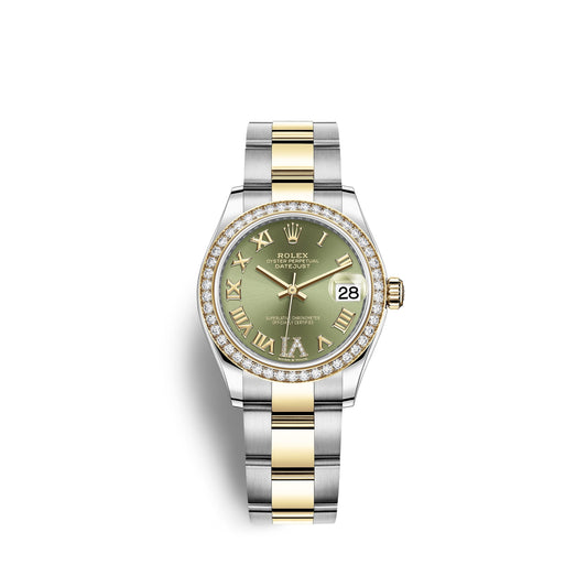 Datejust 31, Oystersteel, 18Kt Yellow Gold and Diamonds, Ref# 278383RBR-0015