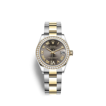 Datejust 31, Oystersteel, 18Kt Yellow Gold and Diamonds, Ref# 278383RBR-0017