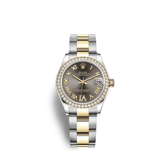 Datejust 31, Oystersteel, 18Kt Yellow Gold and Diamonds, Ref# 278383RBR-0017