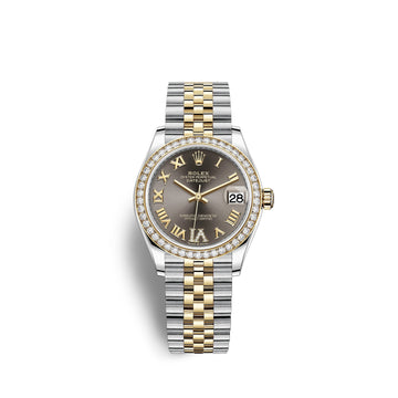 Datejust 31, Oystersteel, 18Kt Yellow Gold and Diamonds, Ref# 278383RBR-0018