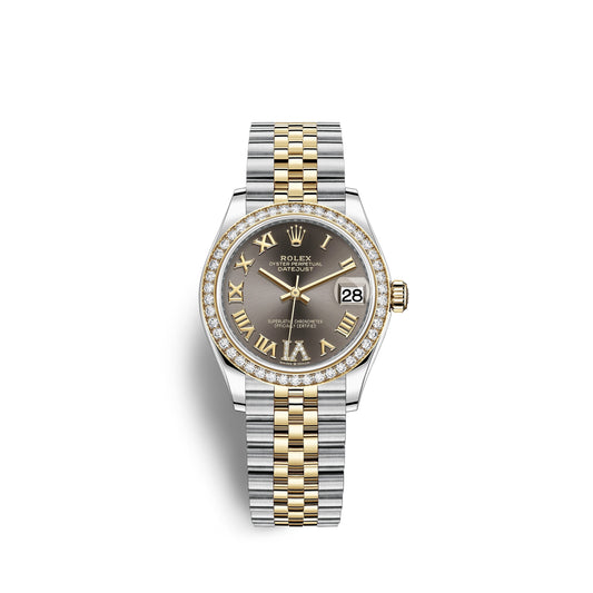 Datejust 31, Oystersteel, 18Kt Yellow Gold and Diamonds, Ref# 278383RBR-0018