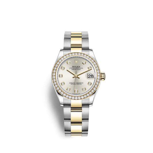 Datejust 31, Oystersteel, 18Kt Yellow Gold and Diamonds, Ref# 278383RBR-0019