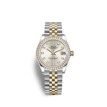 Datejust 31, Oystersteel, 18Kt Yellow Gold and Diamonds, Ref# 278383RBR-0020