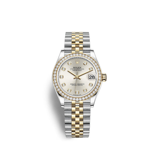 Datejust 31, Oystersteel, 18Kt Yellow Gold and Diamonds, Ref# 278383RBR-0020