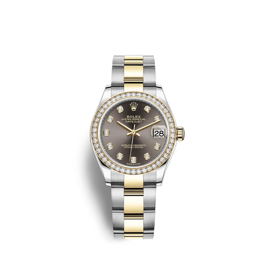 Datejust 31, Oystersteel, 18Kt Yellow Gold and Diamonds, Ref# 278383RBR-0021